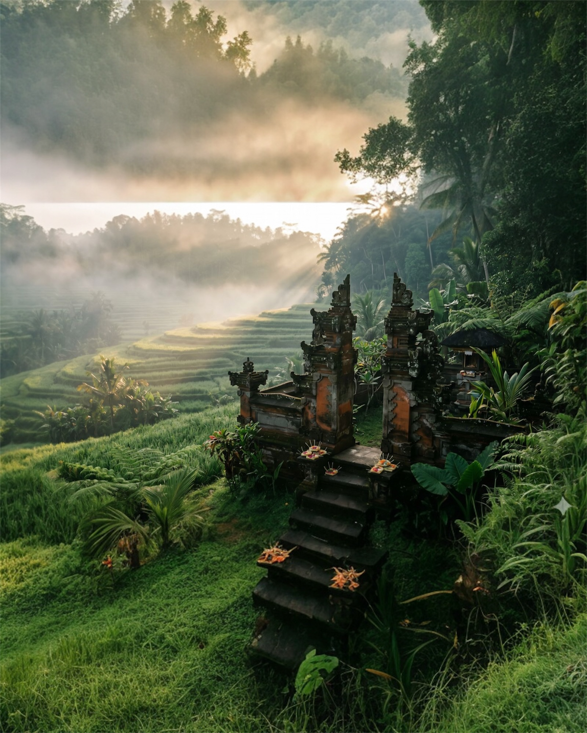 Jalan Bisma Ubud Bali Indonesia — fragancia Ging Zen Lycos Vounó home fragrance Chile