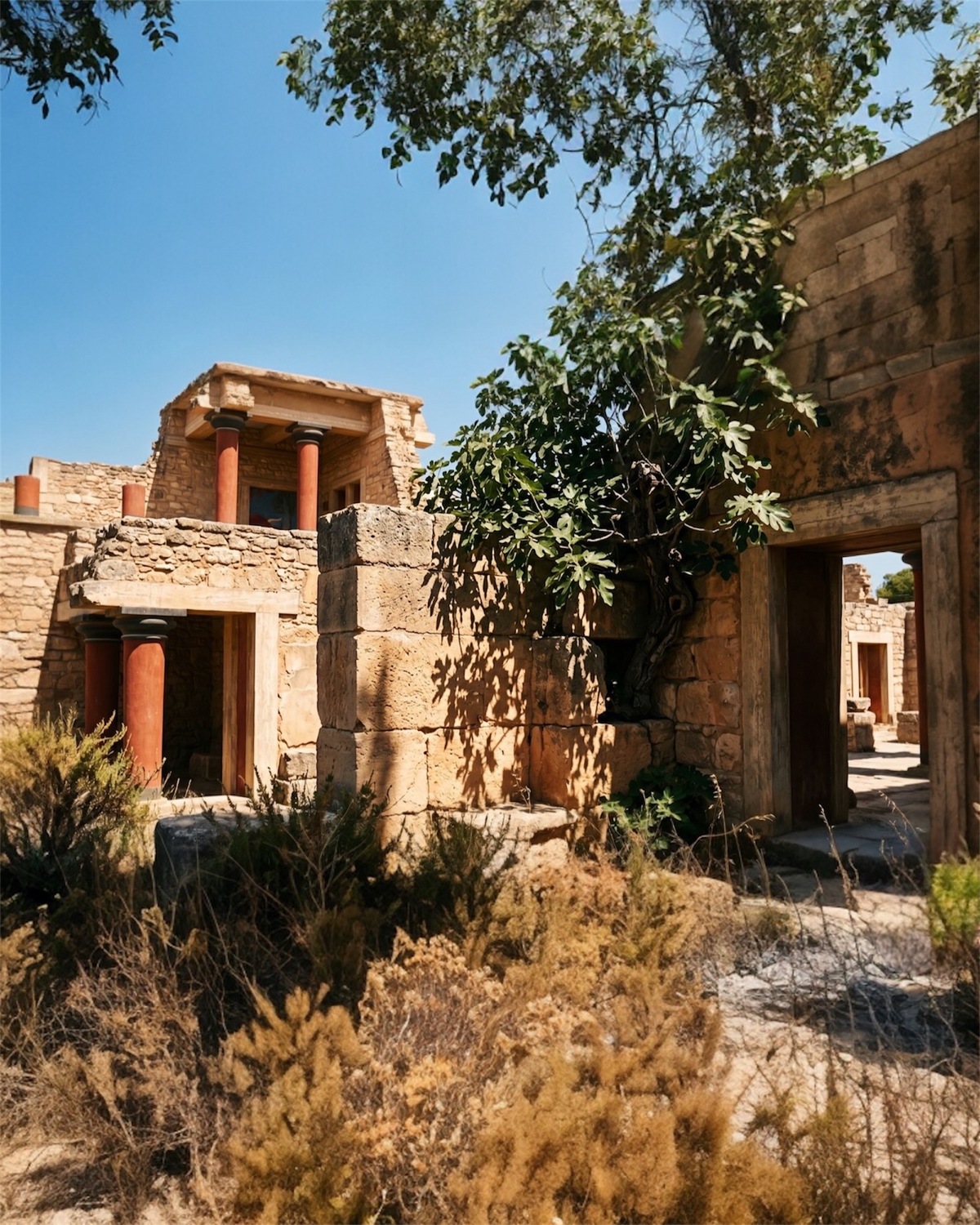 Palacio de Knossos Creta Grecia — fragancia Sykos Lycos Vounó home fragrance Chile